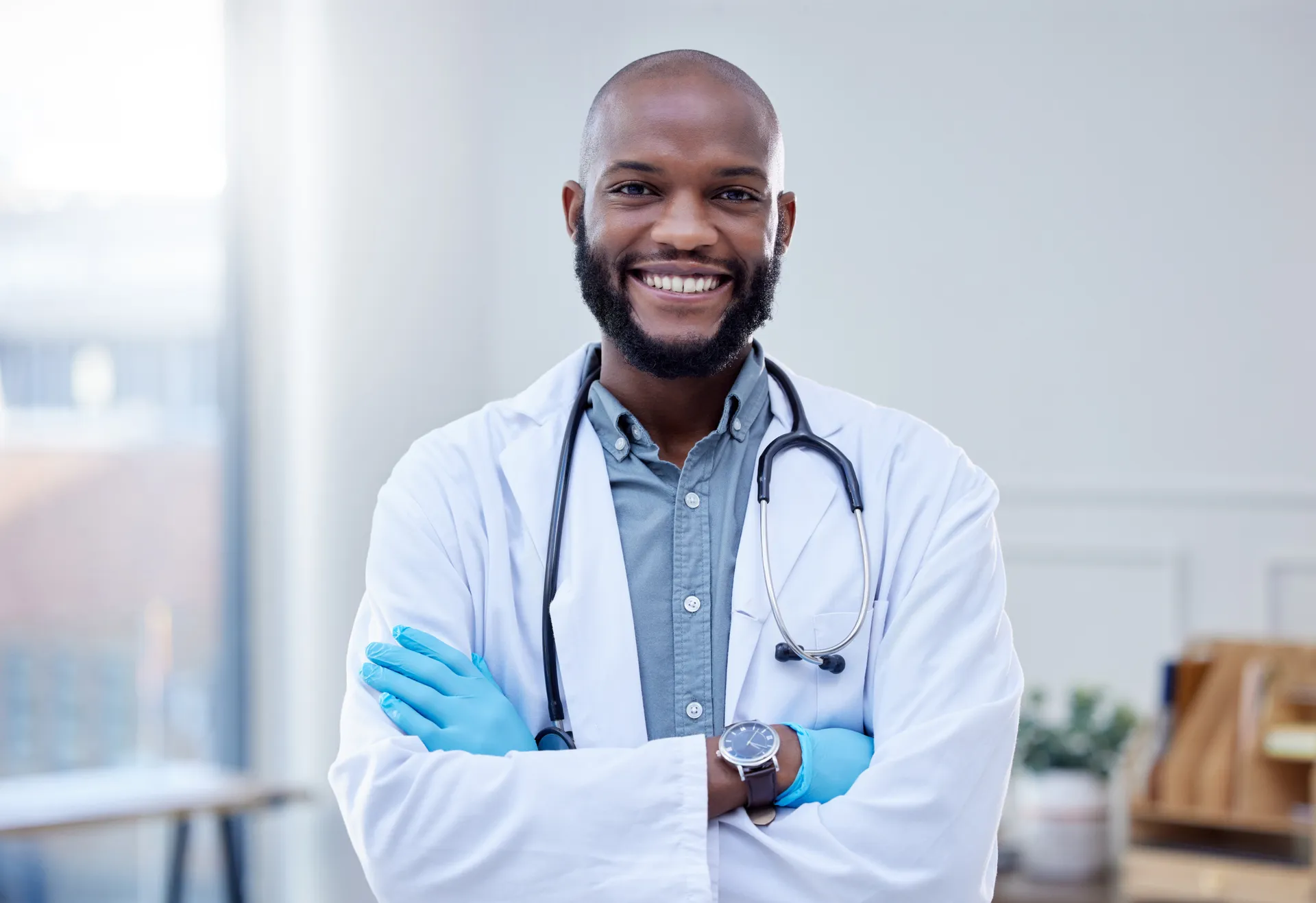 black-man-doctor-portrait-with-smile-office-with-confidence-job-medical-field-with-happiness-healthcar