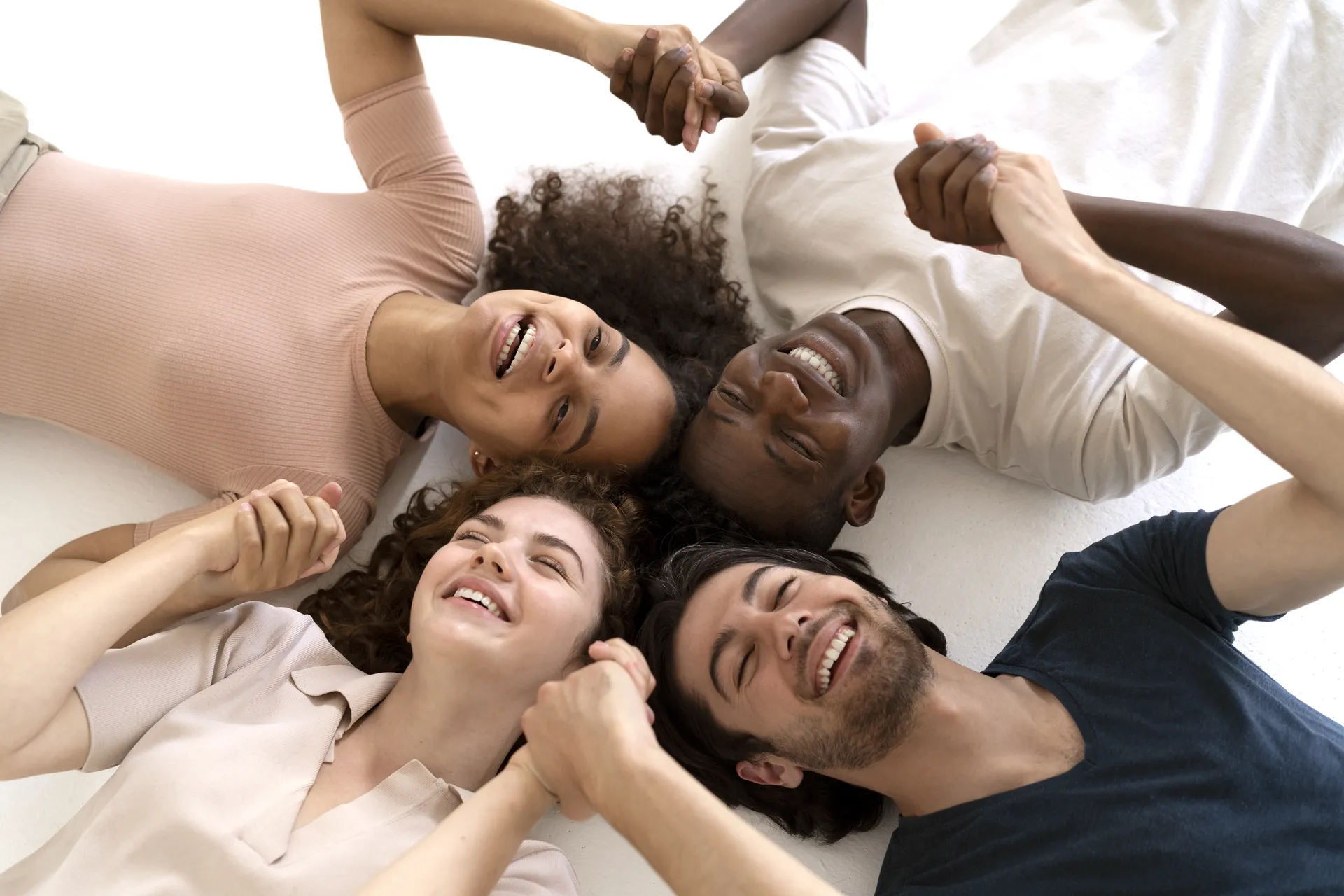 close-up-people-getting-stronger-together